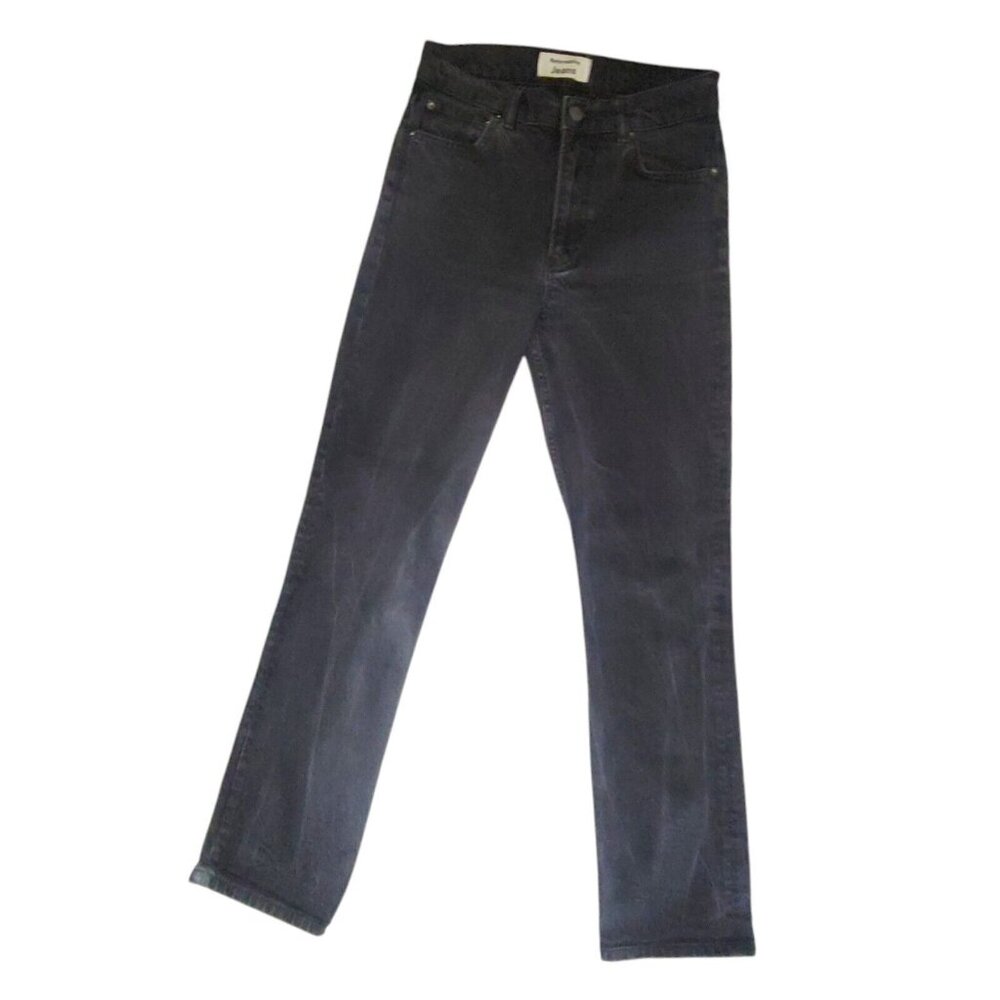 Reformation Jeans 26×28 Black Wash Straight Leg - Picture 2 of 16
